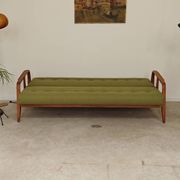 Green Banquette Daybed from Czechoslovakia 1960