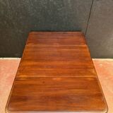 Folding and extendable mahogany table