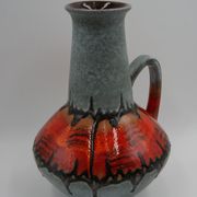 Ceramic vase Fat Lava 1 handle Carstens Germany
