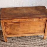 Vintage wooden toy trunk