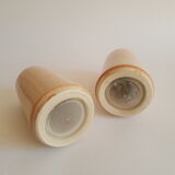 Vintage stoneware salt and pepper shaker set