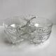 Duo of salt shakers / glass salters 50s