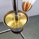 Mid-Century Pendant Light, Copper and Chrome, Czechoslovakia, 1970s