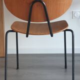 2 Scandinavian 50s Kurt Nordström chairs. Model 145