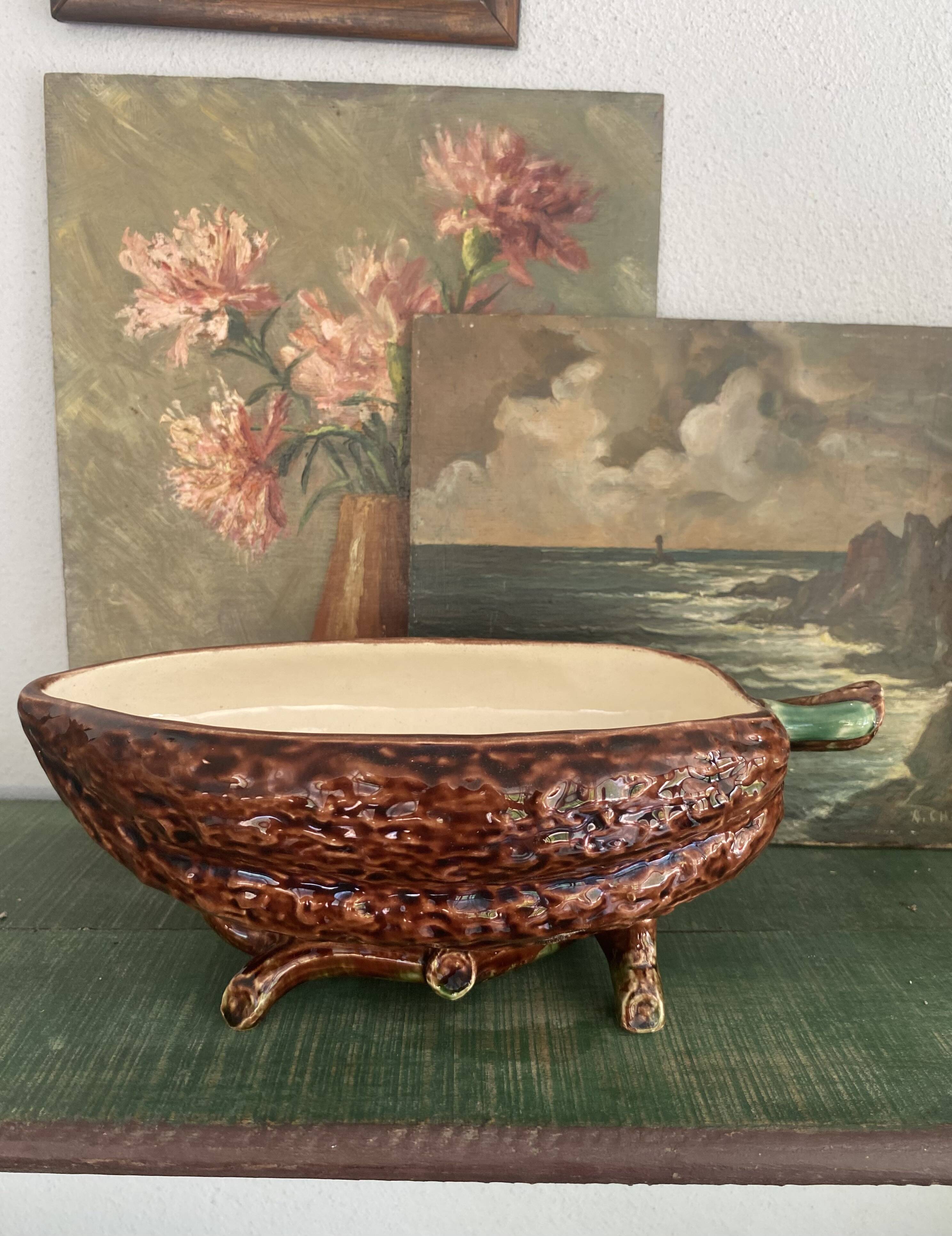 XXL cocoa pod slip dish