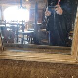 Miroir doré style Louis XVI 89x151cm