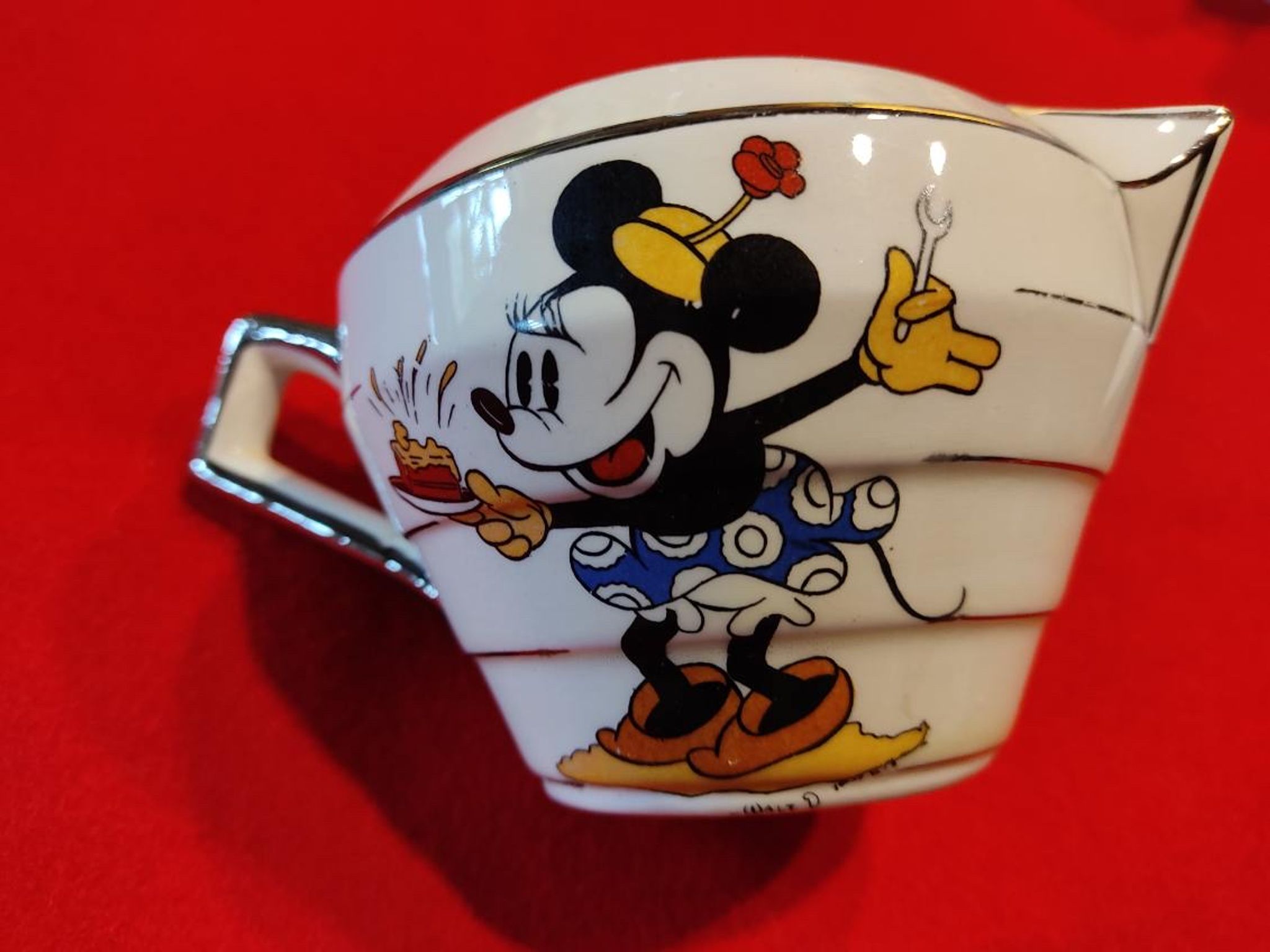 Service à café Mickey et Minnie art déco 1928