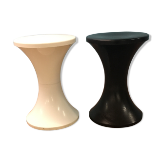 Vintage Stamp stool duo
