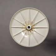 2 x Lusch Tulip Chair, rare, 1972, white design, vintage Colani design