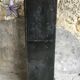 Riveted cloakroom converted into storage cabinet - early twentieth century