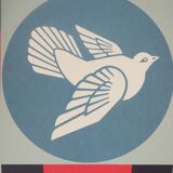 Shepard Fairey (Obey Giant): Geometric Dove Black - Signed Lithograph