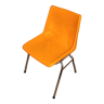 Chaise plastique orange 1970