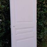 Communication door h216.5x87cm old paneled, molded