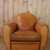 Vintage leather club chair