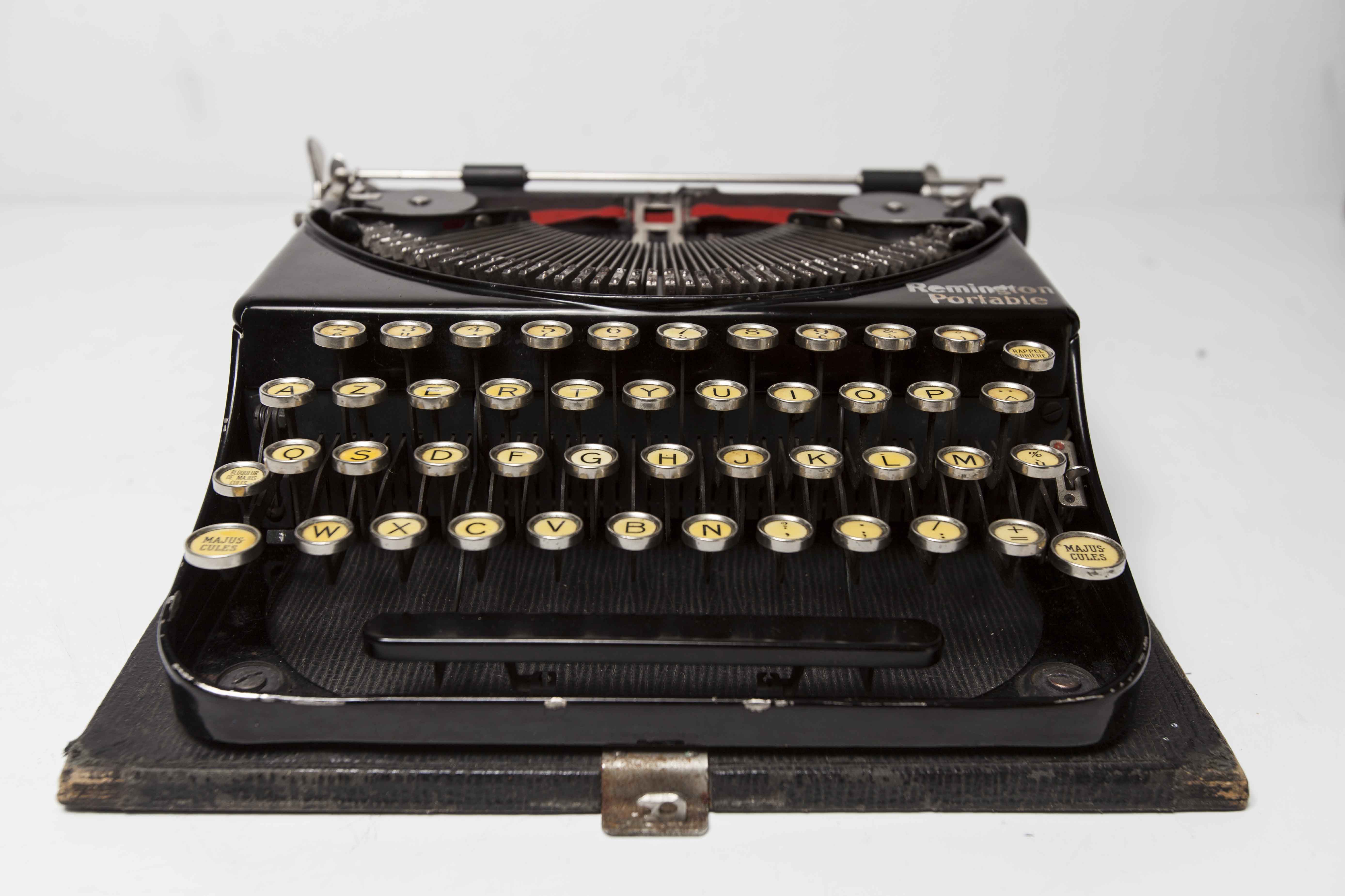 Revised Remington Portable Typewriter and New Ribbon