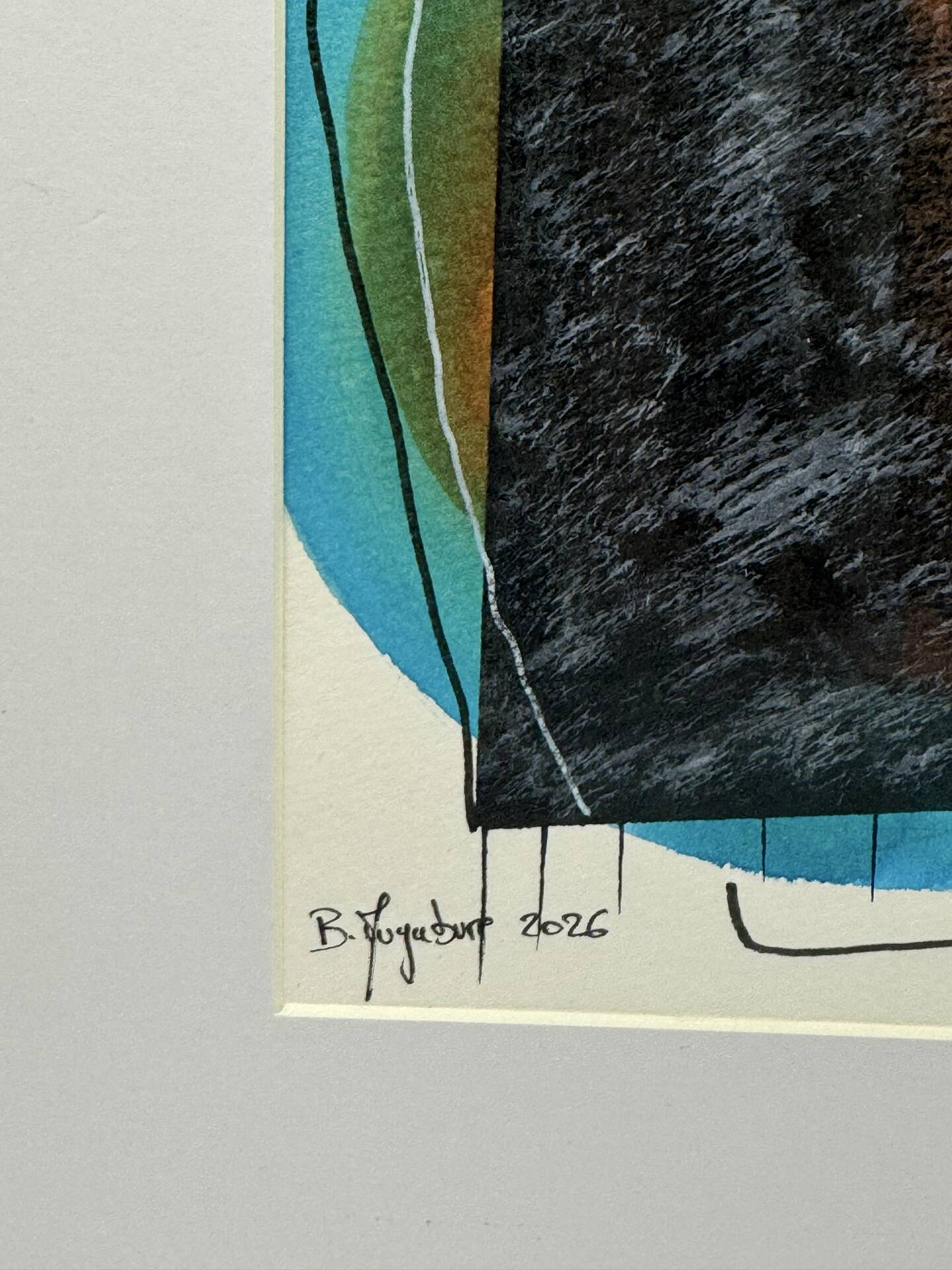 Duo de dessins original artiste côté Akoun