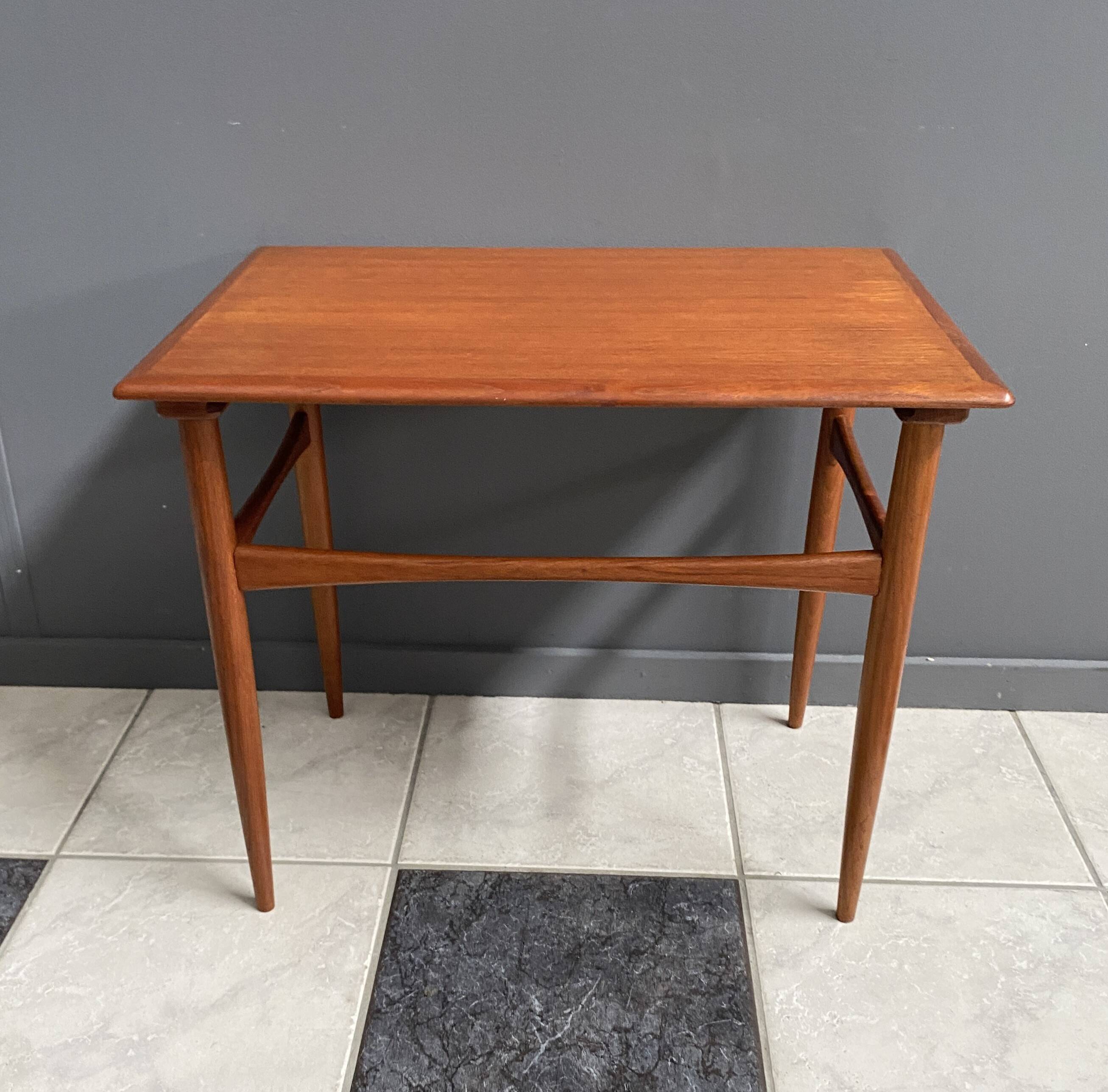 Teak side table by Kai Kristiansen Denmark 1960s
