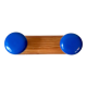 Portemanteau vintage bois et acier années 80