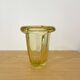 Vase Art Déco en verre épais à bord renversé, années 1930 à 1950