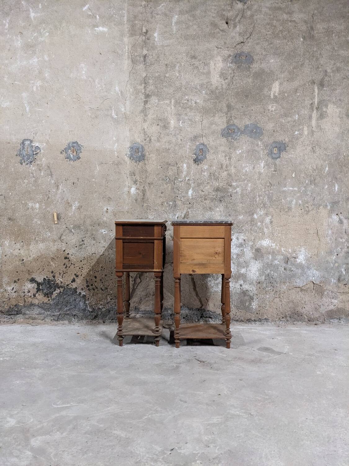 Pair of art deco bedside tables