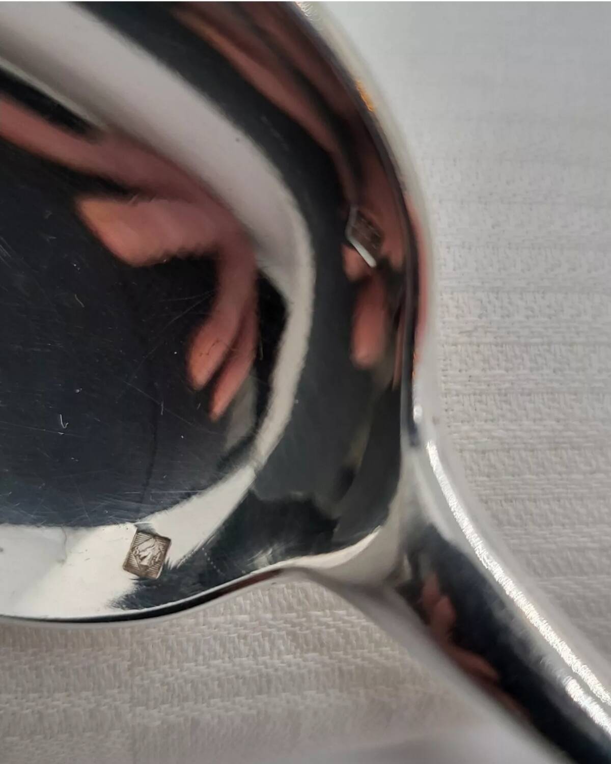 7 Alfenide Silver Metal Table Spoons