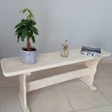 Vintage solid wood bench