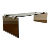 Glass coffee table from the 70s