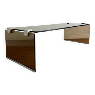 Glass coffee table from the 70s