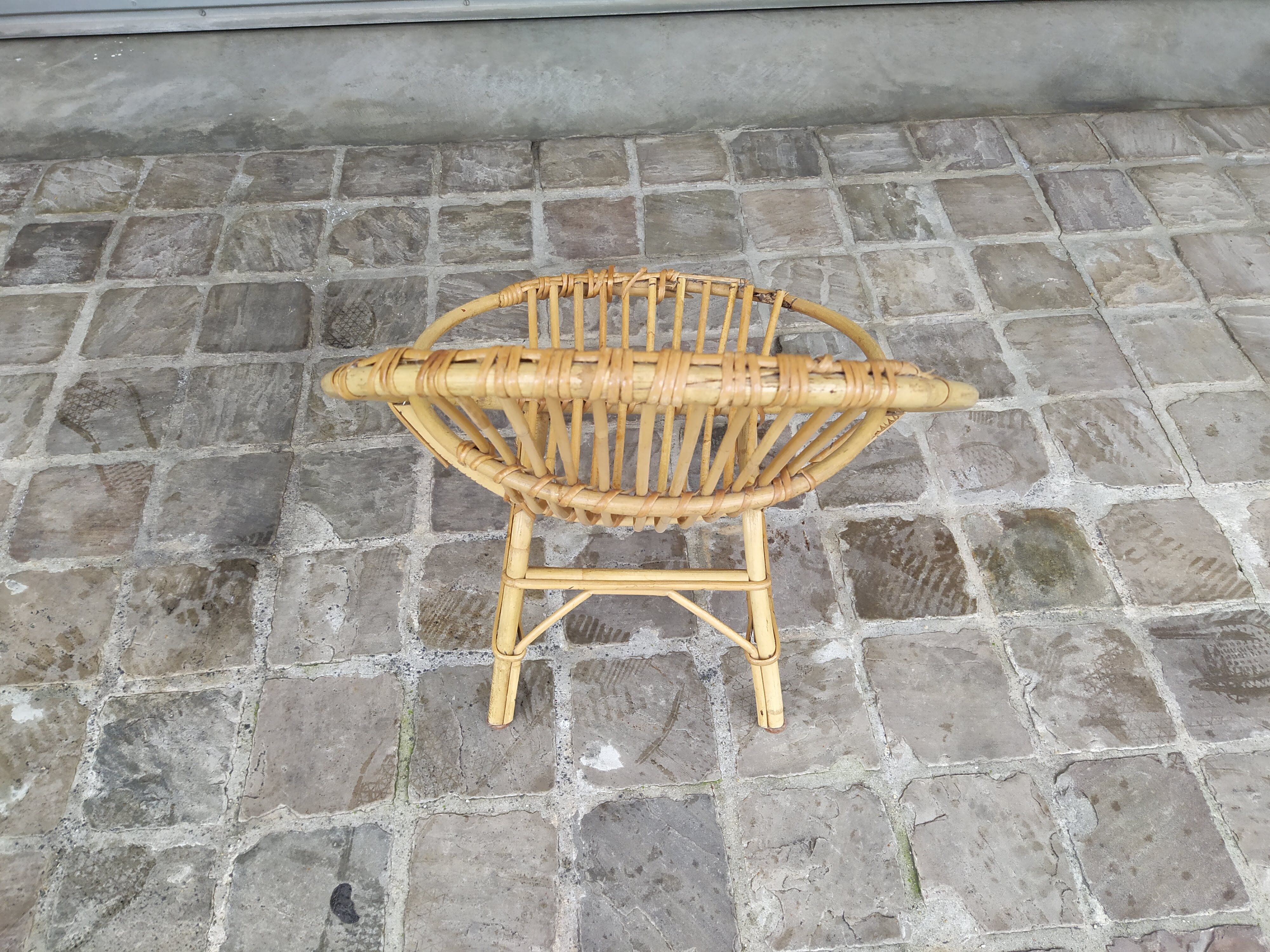 Child rattan chair