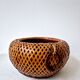 Japanese Style Bamboo/Rattan Woven Basket - Vintage