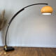 Wooden arc floor lamp circa 1970