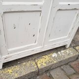 Armoire parisienne patine ancienne "lys"