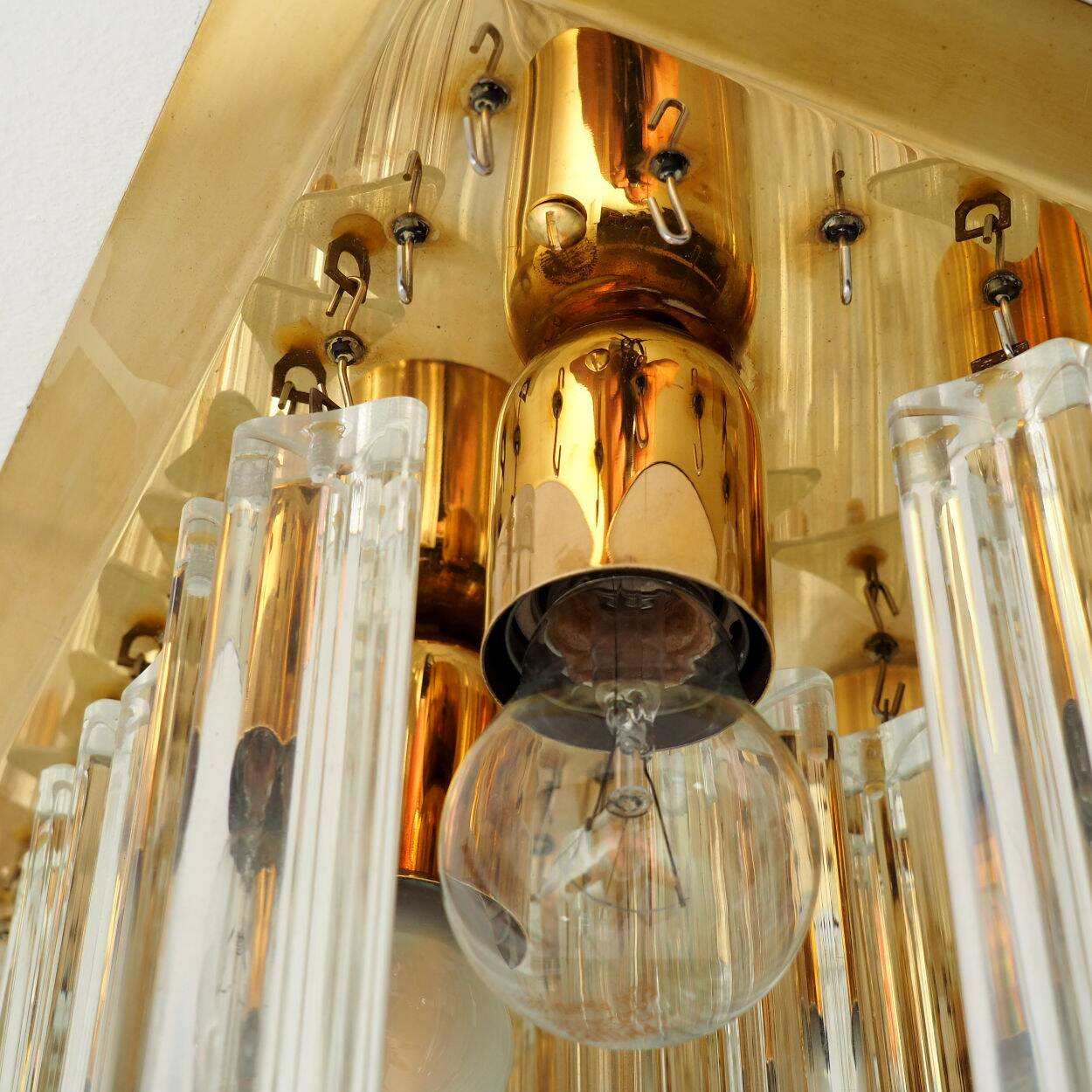 XL Kalmar Flush Mount with Crystal Glass Elements, Vienna Austria