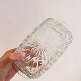 Vintage glass butter dish
