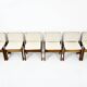 Set of 6 Monk Chairs by Afra & Tobia Scarpa for Molteni, 1970s