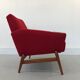 DANISH DESIGN ARMCHAIR IN WOOL & TEAK WOOD, 1970S