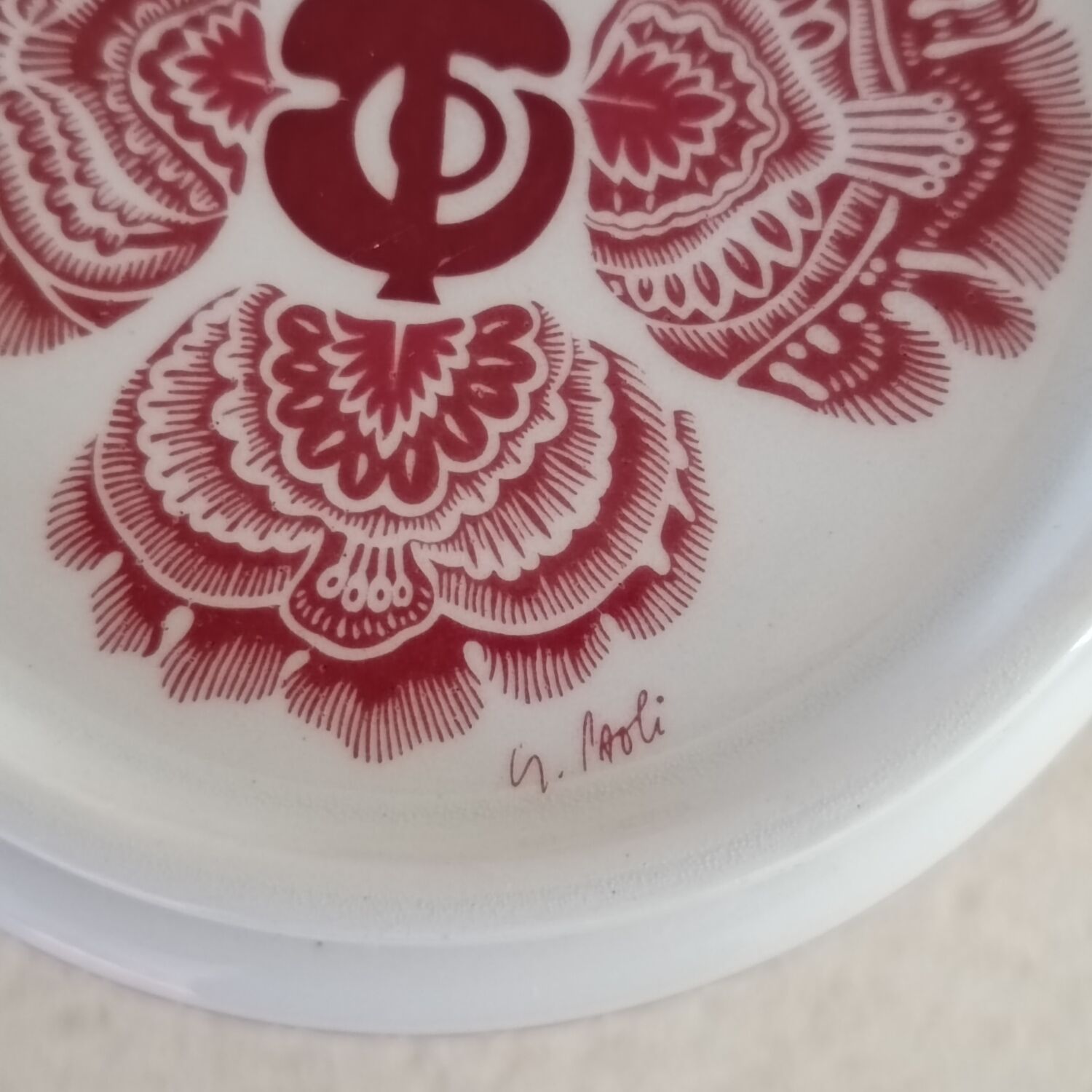 Teapot Sarreguemines Paoli