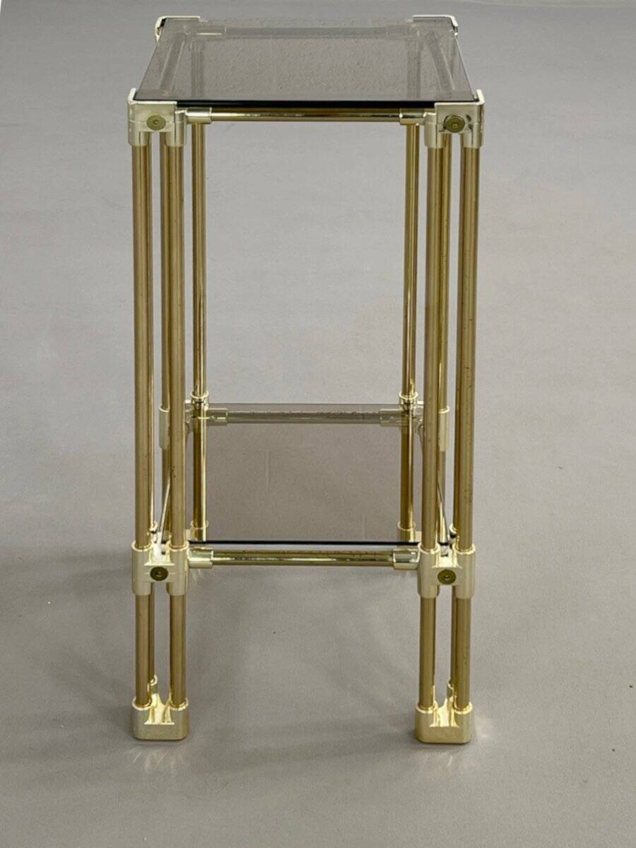 Brass and Glass End Column, 1970s