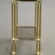 Brass and Glass End Column, 1970s