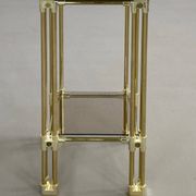 Brass and Glass End Column, 1970s