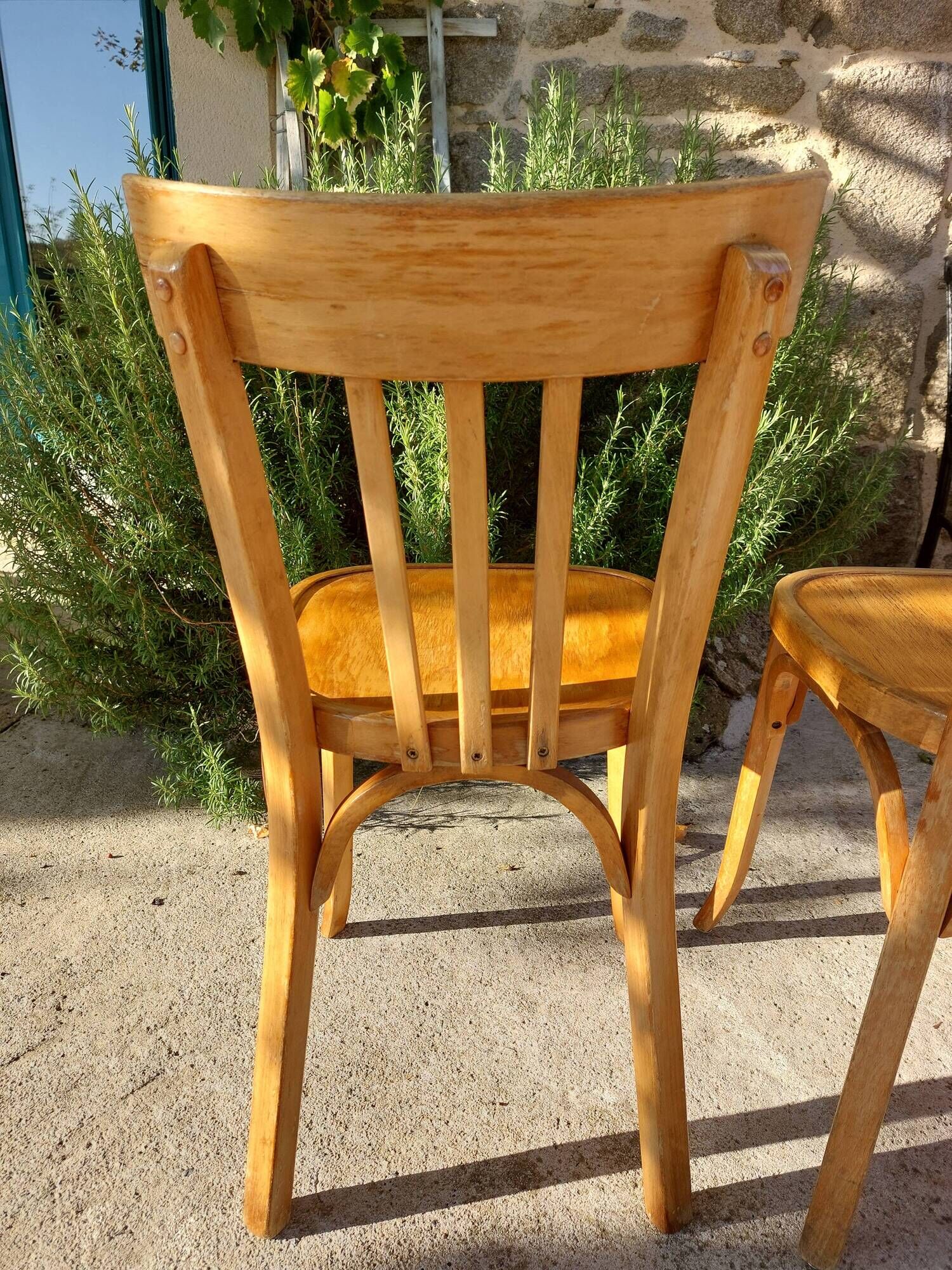 4 vintage Baumann bistro chairs