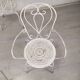 4 wrought iron garden armchairs