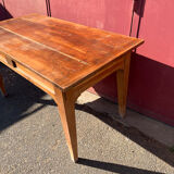 Sliding drawer farm table