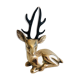 Massive brass deer