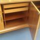 Vintage sideboard 1950 oak foot compass