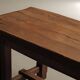 Large solid wood table, handcrafted.