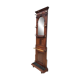 Monumental Art Nouveau wardrobe • walnut & brass