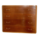 1950s wooden chest of drawers with compass feet