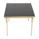 Table basse vintage en laiton et cuivre
