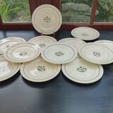 12 Terre de Fer Marmoz flat plates